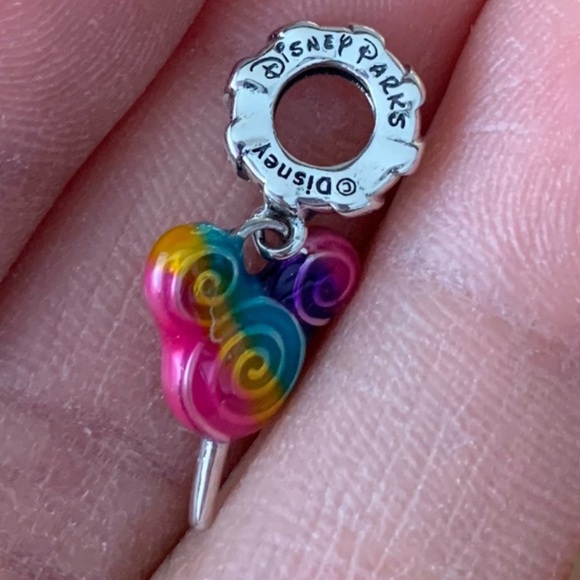 🍭 NWOT Pandora x Disney Mickey Mouse Lollipop Dangle Charm - Picture 7 of 11